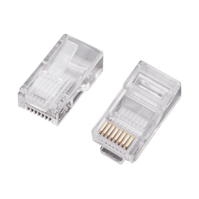 Джек компьютерный RJ45 (8P8C) кат.5E (уп.100шт) Rexant 05-1021