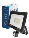 Прожектор светодиодный 30Вт 6500К IP65 2400лм с датчиком Super-Slim КОСМОС K_PR5_LED_30S Прожектор светодиодный 30Вт 6500К IP65 2400лм с датчиком Super-Slim КОСМОС K_PR5_LED_30S