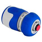 Соединитель-коннектор с аквастопом для шланга 12мм (1/2) пластик TPR (20/200) Green Apple Б0003117 Соединитель-коннектор с аквастопом для шланга 12мм (1/2) пластик TPR (20/200) Green Apple Б0003117