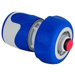 Соединитель-коннектор с аквастопом для шланга 19мм (3/4) пластик TPR (20/200) Green Apple Б0003119 Соединитель-коннектор с аквастопом для шланга 19мм (3/4) пластик TPR (20/200) Green Apple Б0003119