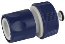 Соединитель-коннектор с аквастопом для шланга 19мм (3/4) пластик (50/2 Green Apple Б0017771 Соединитель-коннектор с аквастопом для шланга 19мм (3/4) пластик (50/2 Green Apple Б0017771