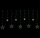 Гирлянда "Занавес" DCLLD-138WW-C 138 теплых бел. LED 2х1/0.6м 12 нитей для помещений SHLights 4690601047182