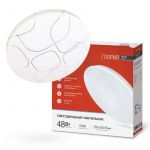 Светильник светодиодный DECO 48Вт 230В 6500К 3120лм 350х55мм ГЛОРИЯ IN HOME 4690612038643 Светильник светодиодный DECO 48Вт 230В 6500К 3120лм 350х55мм ГЛОРИЯ IN HOME 4690612038643