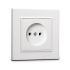 Розетка б/з СП Karea 16А IP20 бел. Makel 56001022