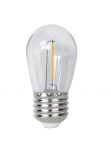 Лампа светодиодная филаментная PLED-ECO-S14 1Вт 2700К тепл. бел. CLEAR E27 для Белт-лайт JazzWay 5040625 Лампа светодиодная филаментная PLED-ECO-S14 1Вт 2700К тепл. бел. CLEAR E27 для Белт-лайт JazzWay 5040625