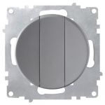Выключатель 3-кл. СП Florence 10А IP20 механизм сер. (1E31901302) OneKeyElectro 2172849 Выключатель 3-кл. СП Florence 10А IP20 механизм сер. (1E31901302) OneKeyElectro 2172849