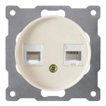 Розетка компьютерная 2-м СП Florence RJ45 кат.5E механизм беж. (1E20901301) OneKeyElectro 2172795 Розетка компьютерная 2-м СП Florence RJ45 кат.5E механизм беж. (1E20901301) OneKeyElectro 2172795