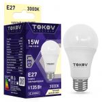 Лампа светодиодная 15Вт А60 3000К Е27 176-264В TOKOV ELECTRIC TKE-A60-E27-15-3K Лампа светодиодная 15Вт А60 3000К Е27 176-264В TOKOV ELECTRIC TKE-A60-E27-15-3K