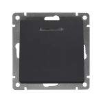 Выключатель 1-кл. СП Афина 10А IP20 с подсветкой механизм графит Universal A0121-Gr Выключатель 1-кл. СП Афина 10А IP20 с подсветкой механизм графит Universal A0121-Gr