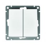 Выключатель 2-кл. СП Афина 10А IP20 механизм бел. Universal A0023 Выключатель 2-кл. СП Афина 10А IP20 механизм бел. Universal A0023