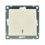 Переключатель проходной 1-кл. СП Афина 10А IP20 механизм сл. кость (ivory) Universal A0025-I Переключатель проходной 1-кл. СП Афина 10А IP20 механизм сл. кость (ivory) Universal A0025-I