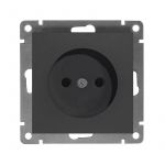 Розетка 1-м СП Афина 16А IP20 без заземл. механизм графит Universal A0022-Gr Розетка 1-м СП Афина 16А IP20 без заземл. механизм графит Universal A0022-Gr