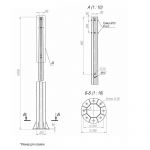 Опора ОГСф-0.4-10.0(Д395-310-8х25)-01-ц Пересвет В00000502