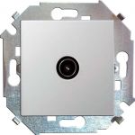 Розетка телевизионная одиночная TV СП Simon 15 винтов. зажим механизм бел. Simon 1591475-030 Розетка телевизионная одиночная TV СП Simon 15 винтов. зажим механизм бел. Simon 1591475-030