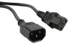 Кабель PWC-IEC13-IEC14-1.8-BK питания монитор-компьютер IEC 320 C13 - IEC 320 C14 (3х0.75) 10А прям. вилка 1.8м Hyperline 34896 Кабель PWC-IEC13-IEC14-1.8-BK питания монитор-компьютер IEC 320 C13 - IEC 320 C14 (3х0.75) 10А прям. вилка 1.8м Hyperline 34896