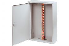 Шкаф с ГЗШ 20 подключений 650х500х250 мм Шкаф с ГЗШ 20 подключений 650х500х250 мм