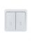 Переключатель проходной 2-кл. 2п ОП Viola 10А IP20 бел. LEZARD 751-0200-106