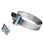 Держатель проводника для водостока 0-200 мм, оцинкованный Держатель проводника для водостока 0-200 мм, оцинкованный