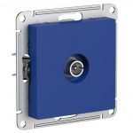 Розетка телевизионная TV AtlasDesign коннектор механизм аквамарин SE ATN001193 Розетка телевизионная TV AtlasDesign коннектор механизм аквамарин SE ATN001193