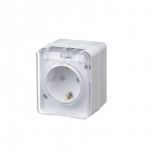 Розетка 1-м ОП AtlasDesign Profi54 16А IP54 250В с заземл. защ. шторки бел. SE ATN540145 Розетка 1-м ОП AtlasDesign Profi54 16А IP54 250В с заземл. защ. шторки бел. SE ATN540145