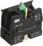 Блок контактный 1з для LAY5 IEK BDK21 Блок контактный 1з для LAY5 IEK BDK21