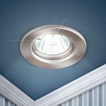 Светильник точечный ST1 SN 50Вт MR16 12В штампован. сатин никель ЭРА C0043800 Светильник точечный ST1 SN 50Вт MR16 12В штампован. сатин никель ЭРА C0043800