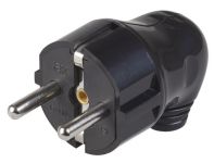 Вилка угловая ВПу11-02-Ст разборная с заземл. 16А черн. IEK EVP11-16-01-K02 Вилка угловая ВПу11-02-Ст разборная с заземл. 16А черн. IEK EVP11-16-01-K02