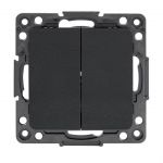 Переключатель проходной 2-кл. Стокгольм 10А винтов. клеммы механизм черн. PROxima EKF EZV10-027-20 Переключатель проходной 2-кл. Стокгольм 10А винтов. клеммы механизм черн. PROxima EKF EZV10-027-20