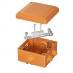 Коробка ответвительная FS 100х100х50мм 4р 450В 6А 4кв.мм с каб. вводами и клеммн. IP55 пластик. DKC FSB11404 Коробка ответвительная FS 100х100х50мм 4р 450В 6А 4кв.мм с каб. вводами и клеммн. IP55 пластик. DKC FSB11404