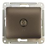 Розетка телевизионная оконечная TV 1-м СП Glossa 1дБ механизм графит SE GSL001391 Розетка телевизионная оконечная TV 1-м СП Glossa 1дБ механизм графит SE GSL001391