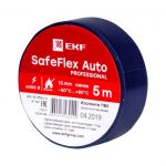 Изолента ПВХ 15мм (рул.5м) син. SafeFlex Auto EKF plc-iz-sfau-s Изолента ПВХ 15мм (рул.5м) син. SafeFlex Auto EKF plc-iz-sfau-s