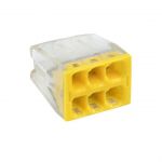 Клемма строительно-монтажная СМК 2273-246 6-проводная 0.5-2.5кв.мм с пастой (уп.50шт) PROxima EKF plc-smk-2273-246 Клемма строительно-монтажная СМК 2273-246 6-проводная 0.5-2.5кв.мм с пастой (уп.50шт) PROxima EKF plc-smk-2273-246