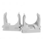 Держатель для труб (клипса) d25мм для монтажного пистолета в п/э сер. Промрукав PR13.0121 Держатель для труб (клипса) d25мм для монтажного пистолета в п/э сер. Промрукав PR13.0121