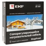 Кабель нагревательный саморег. 17Вт/м для обогрева трубопроводов StopFrost 4м EKF SF-17-4 Кабель нагревательный саморег. 17Вт/м для обогрева трубопроводов StopFrost 4м EKF SF-17-4