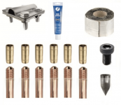 Комплект заземления омедненный 9 метров (d=16 мм х 1,5 м) Комплект заземления омедненный 9 метров (d=16 мм х 1,5 м)