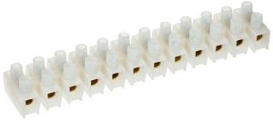 Колодка клеммная ЗВИ-100 10-25кв.мм 12 пар ПВХ полиэтилен IEK UZV3-100-25 Колодка клеммная ЗВИ-100 10-25кв.мм 12 пар ПВХ полиэтилен IEK UZV3-100-25